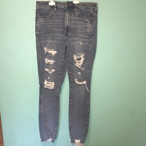 American Eagle light wash jeans
